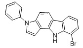 9-bromo-3-phenyl-3,10-dihydropyrrolo(3,2-a)carbazole 
