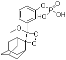 4-Methoxy-4-(3-phosphatephenyl)spiro(1,2-dioxetane)-3,2'-ada 
