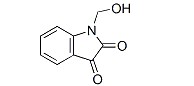 1-(hydroxymethyl)-indole-3-dione 