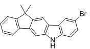 2-bromo-11,11-dimethyl-5,11-dihydroindeno[1,2-b]carbazole 