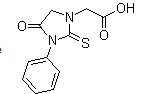 4-Oxo-3-phenyl-2-thioxoimidazolidine-1-acetic acid 