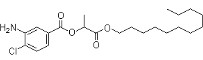 3-Amino-4-chlorobenzoic acid 2-dodecyloxy-1-methyl-2-oxoethy 
