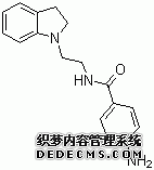 CAS # 50-68-0, 4-Amino-N-[2-(2,3-dihydro-1H-indol-1-yl)ethyl 