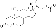 CAS # 50-03-3, Hydrocortisone acetate, Cortisol acetate, Hyd 
