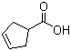 CAS # 7686-77-3, 3-Cyclopentene-1-carboxylic acid