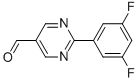 CAS 960198-48-5, 2-(3,5-Difluorophenyl)pyrimidine-5-carbalde 
