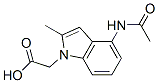 CAS 959619-21-7, 1H-Indole-1-acetic  acid,  4-(acetylamino)- 