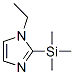 CAS 960412-61-7, 1H-Imidazole,  1-ethyl-2-(trimethylsilyl)- 