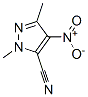 CAS 32183-13-4, 1,3-dimethyl-4-nitro-1H-pyrazole-5-carbonitr 