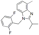 CAS 199594-67-7, 1-((2,6-Difluorophenyl)methyl)-4-methyl-2-(