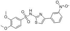 CAS 199666-03-0, 3,4-dimethoxy-N-[4-(3-nitrophenyl)-1,3-thia 