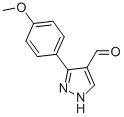 CAS 199682-73-0, 3-(4-METHOXYPHENYL)-1H-PYRAZOLE-4-CARBALDEH
