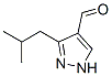 CAS 199682-75-2, 1H-Pyrazole-4-carboxaldehyde, 3-(2-methylpr