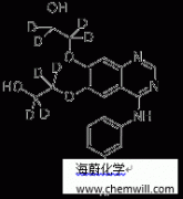 CAS 183321-84-8, 4-[(3-Ethynylphenyl)amino]-6,7-bis(2-hydrox 