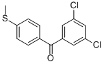 CAS 197439-14-8, 3,5-DICHLORO-4'-(THIOMETHYL)BENZOPHENONE 